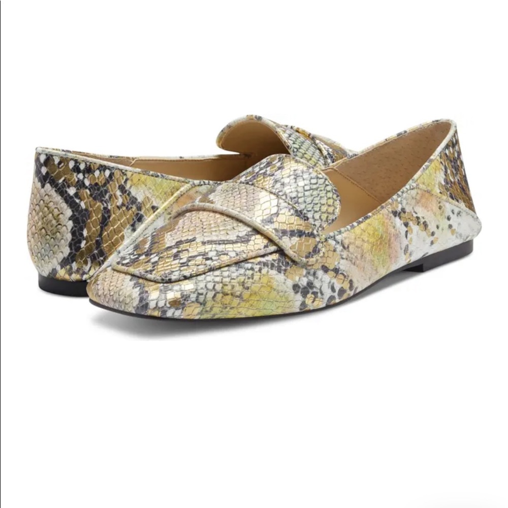 Vince Camuto Landerla snakeskin leather loafer